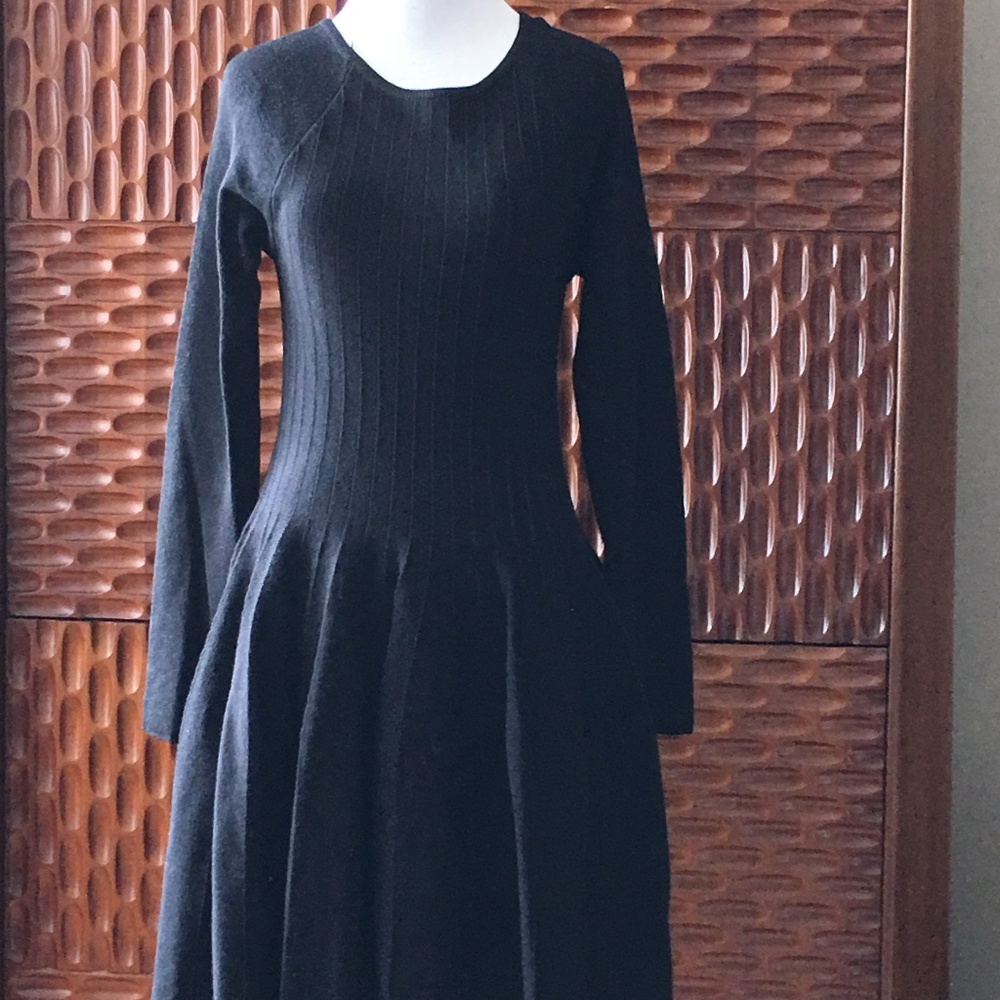 Long Sleeve Wool Dress